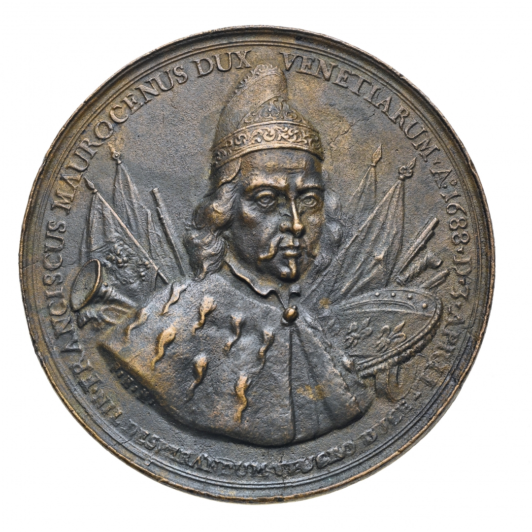Francesco Morosini Doge di Venezia (1688-1694) - Medaglia 1688 celebrativa...