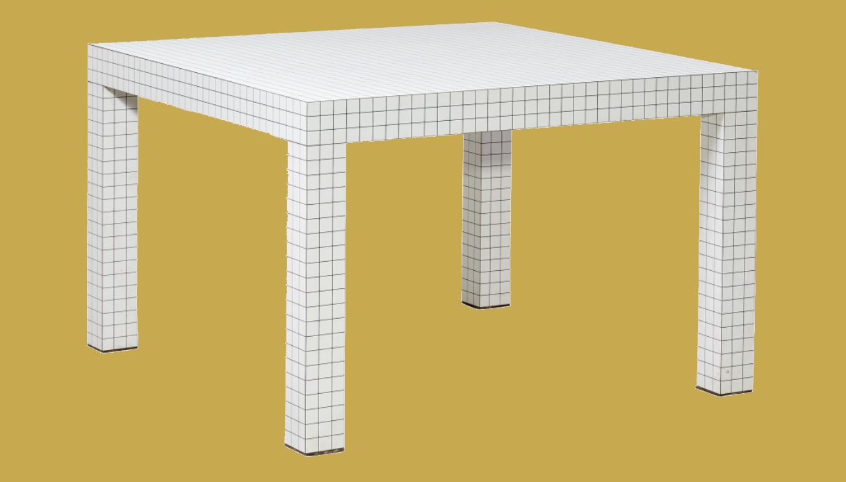 Quaderna table by Superstudio