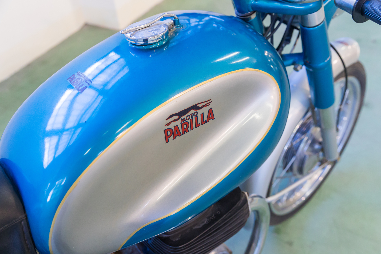 Motocicletta Giocattolo Wilesco 10589 In Latta – Classica E Vintage, Colore Blu
