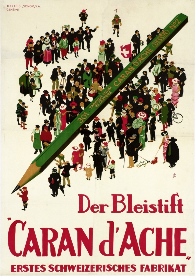 (PUBLICIDAD) CARAN D´ACHE. 1920 ca