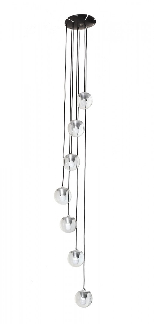 '2095' pendant lamp with seven lights for Arteluce